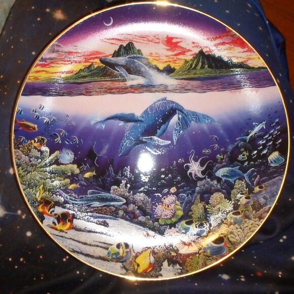 New Moon Over Woodwind Oahu by Robert Lyn Nelson 1991 - Picture 1 of 4